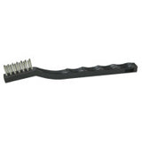 Small Hand Scratch Brushes, 7 1/2 in, Stainless Steel Wire, Plastic Handle 804-44806