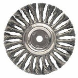 Standard Twist Knot Wire Wheel, 7 in D x 5/8 in W, .014 in Steel Wire, 9,000 rpm 804-08835