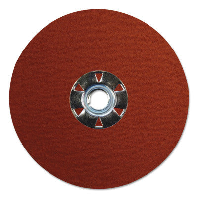 Tiger Ceramic Resin Fiber Disc, 5 in dia, 5/8 in-11 UNC Arbor, 60 Grit 804-69890