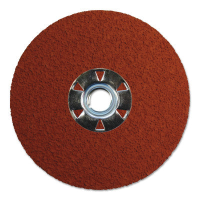 Tiger Ceramic Resin Fiber Disc, 5 in Dia, 7/8 in Arbor, 36 Grit 804-69858