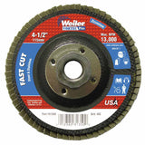 Vortec Pro Abrasive Flap Disc, 4-1/2 in dia, 40 Grit, 5/8 in-11, 13000 rpm, Type 29 804-31350