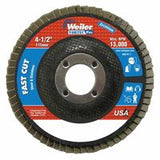 4-1/2" x 7/8", Abrasive Flap Disc, Flat, Phenolic Backing, 8 oz 804-31404