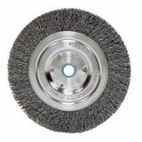 Vortec Pro Crimped Wire Wheel, 6 in D, .014 Carbon Steel, 6,000 rpm, Retail Pk 804-36000