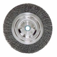 Vortec Pro Crimped Wire Wheel, 6 in D, .014 Carbon Steel, 6,000 rpm, Retail Pk 804-36000