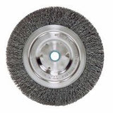 Vortec Pro Crimped Wire Wheel, 6 in D, .008 Carbon Steel, 6,000 rpm, Retail Pk 804-36002
