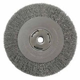 Vortec Pro Crimped Wire Wheel, 8 in D, .014 Carbon Steel, 6,000 rpm, Retail Pk 804-36005