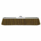 Vortec Pro Strip Broom, 24 in, Metal Block, 3 in Trim L, Polypropylene, Brown 804-25295