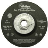 Wolverine Grinding Wheel, 4-1/2 in dia, 1/4 in Thick, 5/8 in - 11 UNC Arbor, 24 Grit 804-56455