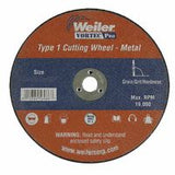Wolverine AO Flat Type 1 Cutting Wheel, 4 in Dia, 1/8 Thick, 3/8 Arbor, 36 Grit 804-56099