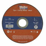Wolverine Flat Type 1 Cutting Wheel, 4-1/2 in Diameter, 1/16 in Thick, 60 Grit, Alum Oxide 804-56103