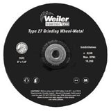 Wolverine Thin Cutting Wheel, 6 in Dia, 1/4 Thick, 7/8 Arbor, 24 Grit 804-56280