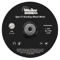 Wolverine Thin Cutting Wheel, 6 in Dia, 1/4 Thick, 7/8 Arbor, 24 Grit 804-56280