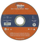 Wolverine AO Flat Type 1 Cutting Wheel, 4-1/2 in dia, 0.045 in Thick, 7/8 in Arbor, 60 Grit 804-56281
