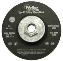 Wolverine Thin Cutting Wheels, 4 1/2 in Dia, 3/32 in Thick, 24 Grit Alum. Oxide 804-56385