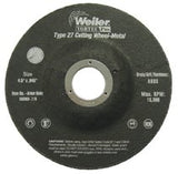 Wolverine Thin Cutting Wheel, 4-1/2 in dia, .045 in Thick,7/8 in Arbor, 60 Grit 804-56393