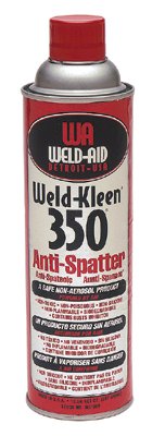 Weld-Kleen 350 AP Anti-Spatter, 16 oz Aerosol Can, 13.75 wt oz, Red 388-007088