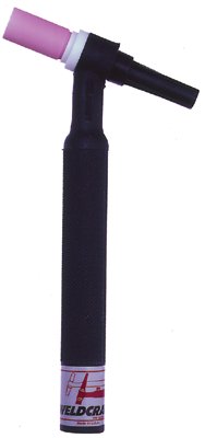 WP-20 Water Cooled TIG Torch Kit, Angled Head, 3/4 in dia Handle, 25 ft Rubber Cable 366-WP-20-25-R