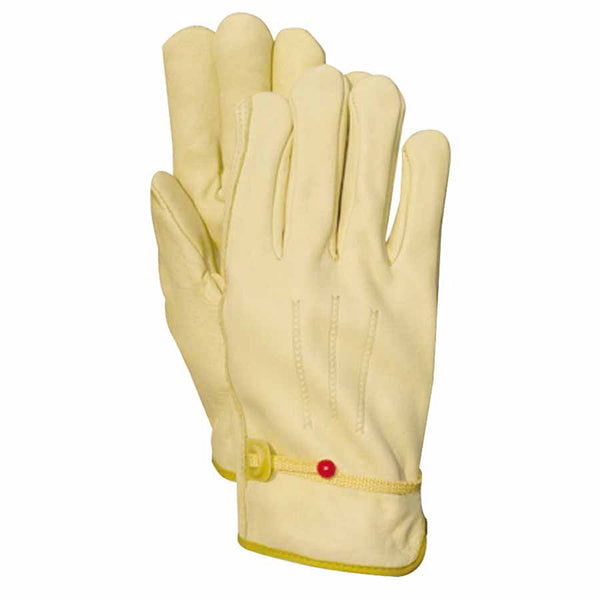 Grips Ball and Tape Drivers Gloves, Palomino Grain Cowhide, Large, Unlined, Tan 815-1178L