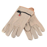 Grips Ball and Tape Drivers Gloves, Palomino Grain Cowhide, Medium, Unlined, Tan 815-1178M