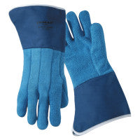 Jomac Blue Terry Cloth with Duck Cuff Sleeve, Large, Blue 815-628FR
