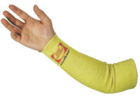 Kevlar Sleeves, 18 in Long, Elastic Closure, One Size Fits Most, Yellow 815-SK-18