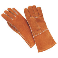 Premium Select Split Cowhide Welders Gloves, Large, FR Hand Sock Lining, Brown 815-Y1903L