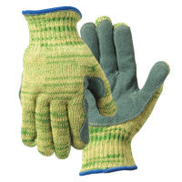 Whizard Metalguard Mastergrip Gloves, Large, Gray/Green/Yellow 815-1880LLP