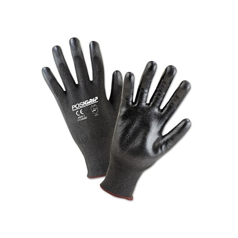 713HGBU Palm Coated HPPE Gloves, Medium, Black 112-713HGBU/M