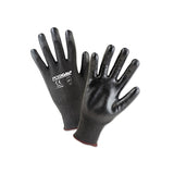 713HGBU Palm Coated HPPE Gloves, Large, Black 112-713HGBU/L