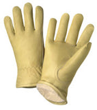 West Chester Drivers Gloves, Cowhide, Small, Unlined, Gray/Tan 813-993K/S