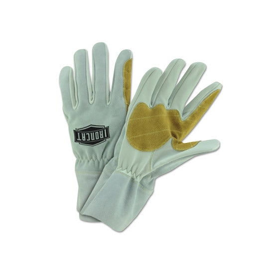 Goat Mig Gloves, Goat Leather; Cowhide; Kevlar Thread, Medium, Cream; Beige 112-9071/M