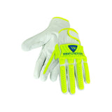 Goat TPR Driver with A7 lining on palm, Premium Grain Goatskin, X-Large, Green 112-9916/XL