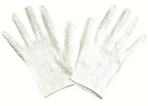 805 Heavy Weight 100% Cotton Lisle Inspection Gloves, Extended Cuff, Men's Large 813-805/L