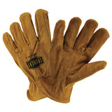 Driver Gloves, Cowhide Leather, 3X-Large, Bourbon 813-9405/3XL
