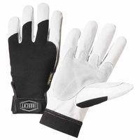 Heavy Duty Goatskin Gloves, X-Large, White; Black, Elastic, Kevlar 813-86552/XL