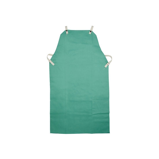 IRONTEX FR Cotton Apron, 24 in W x 36 in L, Sateen, Green 112-7080/36
