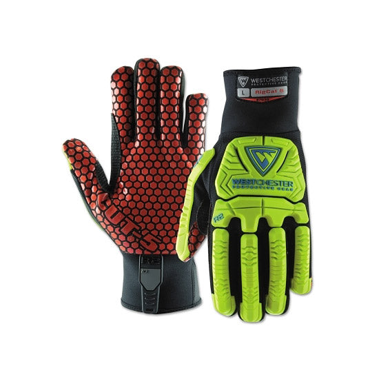 R2 Rigger Gloves, Black/Red/Yellow, 2X-Large 112-87030/2XL