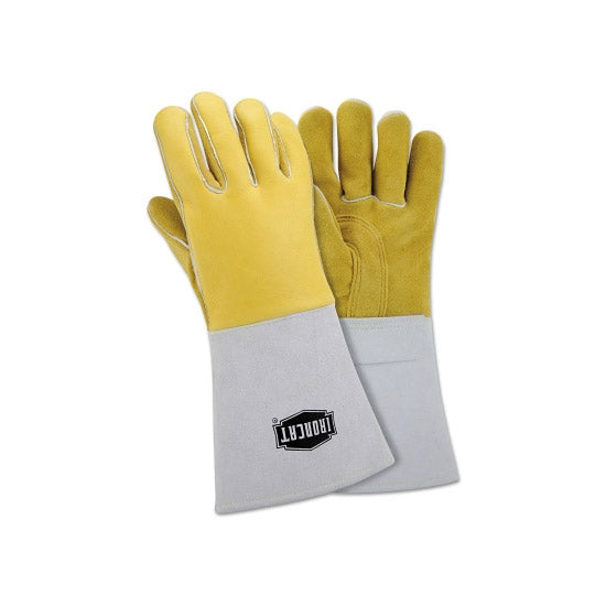 Top Grain Elk Welding Gloves, Top Grain Elk Hide, Medium, Gray 112-9060/M