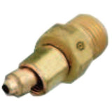 Brass Hose Adaptor, 200 psig, Brass, B-Size (M)/ A-Size RH (F) 312-105