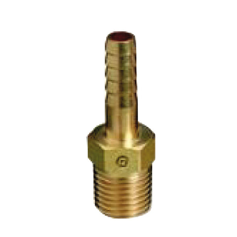 Brass Hose Adaptor, Female Hose/Barb, Brass, 1/4 in 312-555