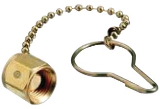 Chain & Plug Assemblies, Plug Assembly, 3,000 psi, Oxygen, Brass 312-CP-540