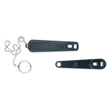 Cylinder Wrench, For Oxygen Cylinders, Plastic, with Security Chain 312-MCW-3P
