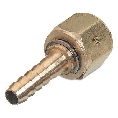 Hose Adaptors, 200 psig, Brass, 1/4 in to Female Swivel 312-14-0