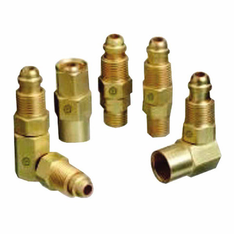 Inert Arc Hose and Torch Adaptor, 200 psig, Brass, B-Size 5/8 in-18 RH (M) 312-AW-427