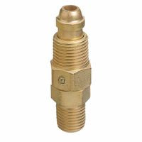 Inert Arc Hose & Torch Adaptor, Brass, Straight, Male/Male, LH 312-AW-428
