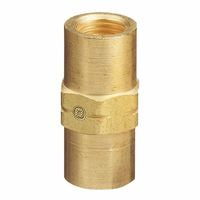 Inert Arc Hose Coupler, Brass, B-Size, Female/Female, RH 312-AW-430B
