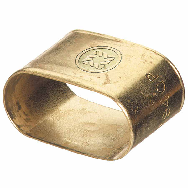 Oval Brass Dual Hose Brace, Brass, 0.535 x 1.071 in 312-9940-P
