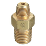Pipe Thread Reducer Bushings, Adapter, 3,000 PSIG, Brass, 1/4 in; 1/8 in (NPT) 312-B-4-2HP