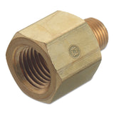Pipe Thread Adapters, 3,000 PSIG, Brass, 1/8 in (NPT) 312-BA-4-2HP