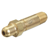 Regulator Inlet Nipple, Air, 1/4 in (NPT), 2-1/2 in L, Brass, CGA-346 312-14-3